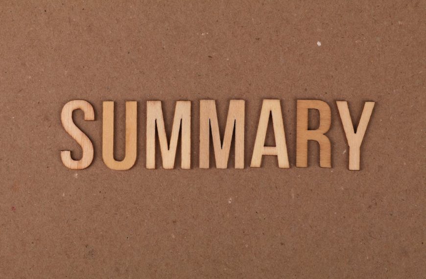 Master the Art of Summarizing: How to Get More Done in Less Time
